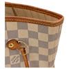 Auth LOUIS VUITTON Damier Azur Neverfull MM Tote Bag Brown PVC Canvas Women’s lv6689cc