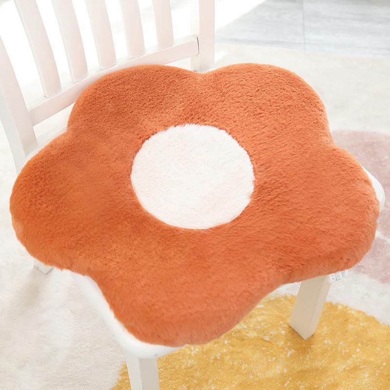 Nordic Home Style Floral Chair Cushion With Memory Foam Living Room Decor Doll