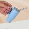 2oz Mini Spirits Glass Stainless Steel Straw Insulation Cup Portable Small Wine Cup Party Cup Straw Cup