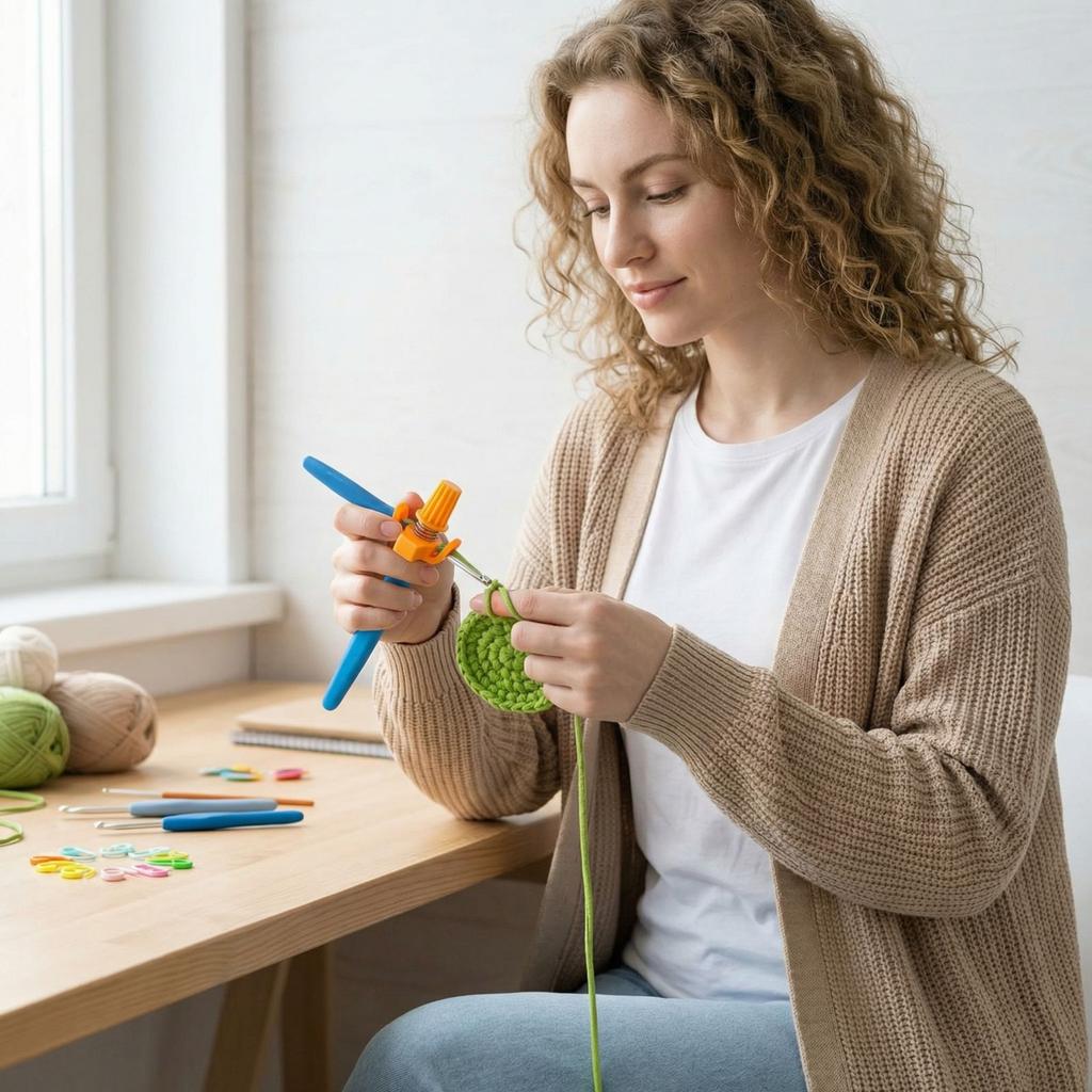 Asystent Szydełkowania Narzędzie do Szydełkowania DIY Małe Narzędzie