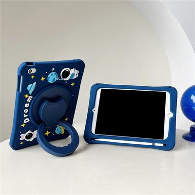 Kids Cartoon Astronaut Cut Cat Silicone Stand Cover for IPad 10th 9th 8th 7th 10.2 Mini 6 9.7 Pro 11 Air 2 3 4 5 10.9 2022 Tablet Case Shell Funda
