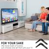2 Pack TV Stand Legs Black, Replacement Television Base Feet for Most