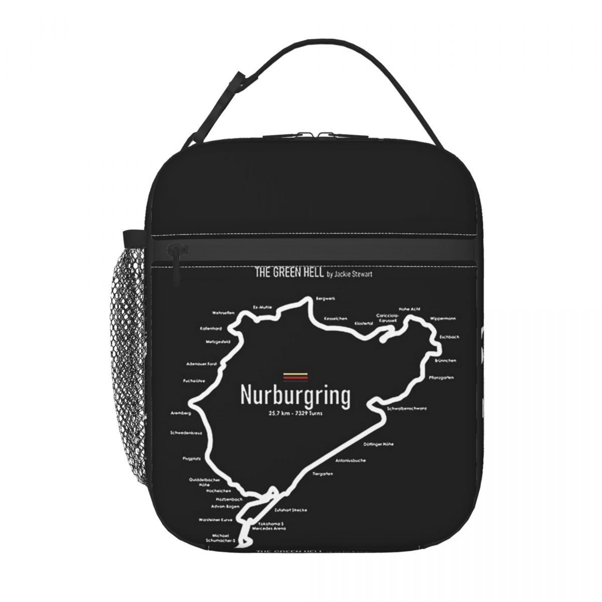 Nurburgring Geïsoleerde Lunchtas voor Kinderen School Koeltas Thermische Voedseldoos Draagtas Draagbare Lunchboxen Container One Size