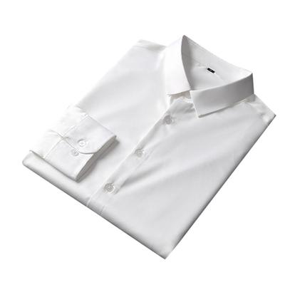 FOMANSH Men's Long Sleeve Dress Shirt, Standard Fit, Button-Down, Regular, Business Dress Shirt, XS-3XL, 11 Colors
