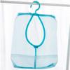 Multiuse Hanging Storage Bags Clothespin Mesh Bag Organizer with Hook for Bath Swimming Kids Toys Storage Baskets