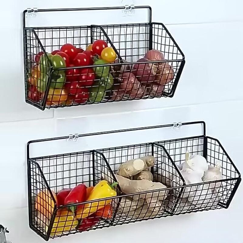 MDNG Punch-Free Wall-Mounted Kitchen Storage Basket
