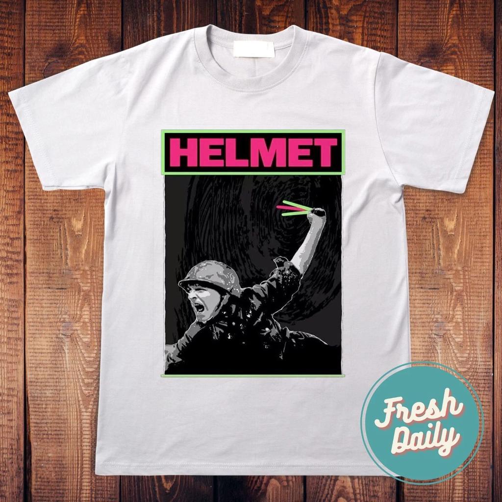 HELMET Unisex T Shirt Rock Band Tee