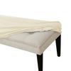1Pc Elastic Ottoman Cover Rectangle All-Inclusive Stool Covers Solid Color Bench Seat Covers Anti-Dirty Removable Home Decor