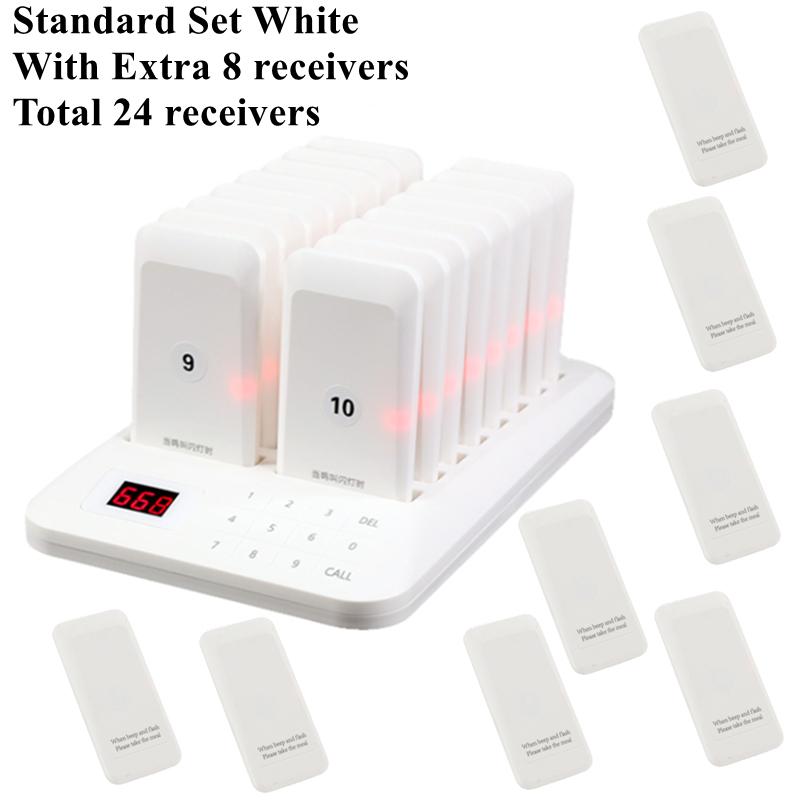 Restaurant Coasters Wireless Pager Buzzer Bell Calling System For Coffe Coffee Fast Food Pagers Order Receiver(no vibration)