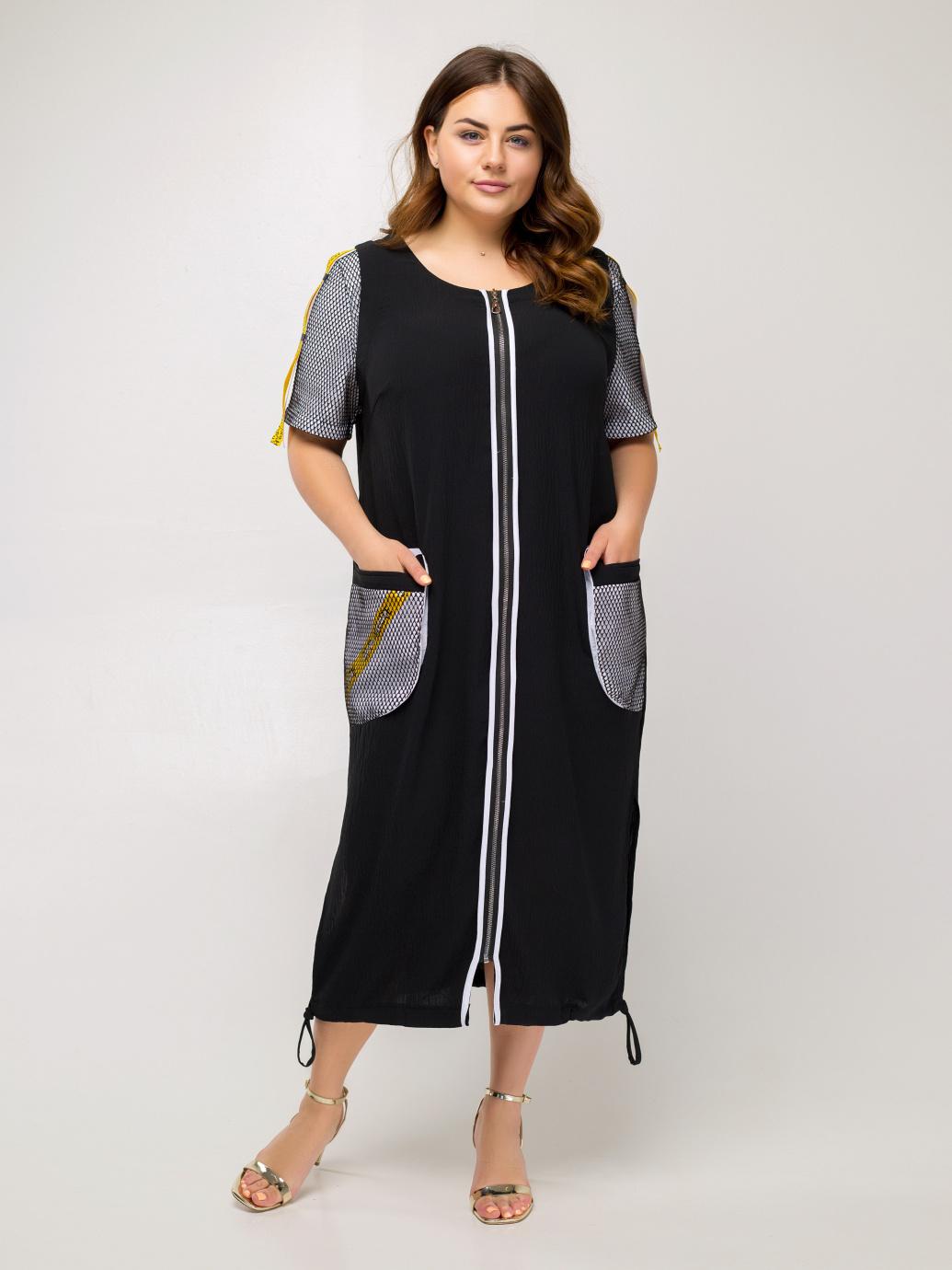 

Сукня Ребека Luzana 4XL чорний