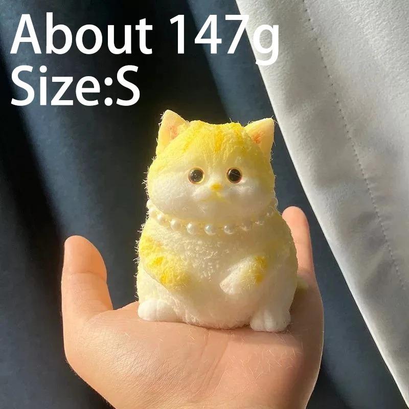 Animal Kawaii Plush Angel Cat Relieve Anxiety Toy Soft Slow Rising Squeeze Desktop Ornamen Fidget Sensory Toy For Kid Adult Gift