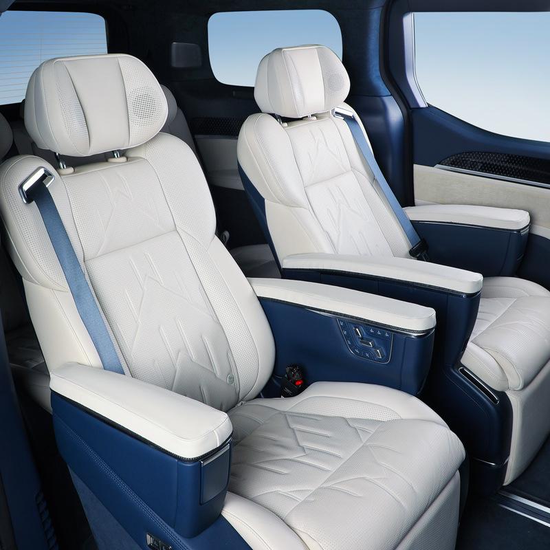 Zeekr 009 Leather Armrest & Aisle Protection Cover for Second Row - Car Interior Upgrade Accessory
