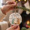 Christmas Fireplace Hanging Ornaments Sea Glass Hymn Ornaments, Handmade Music Sheet Nativity Decoration, Holiday Party Supplies Acrylic Art Christian