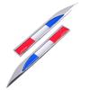1 Pair Car 3D France French Flag Emblem Badge Decals Sticker for JEEP BMW Dodge  Chrysler ALT1