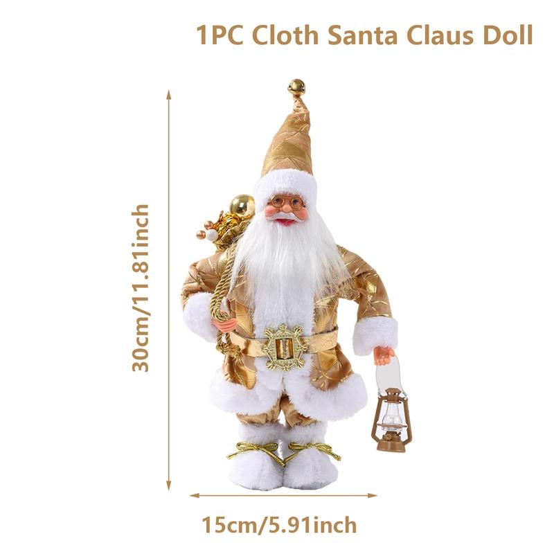 Christmas Santa Claus Figuette Decoration Christmas Party Decoration Kids  Xmas Santa Claus Navidad Natal New  Gift