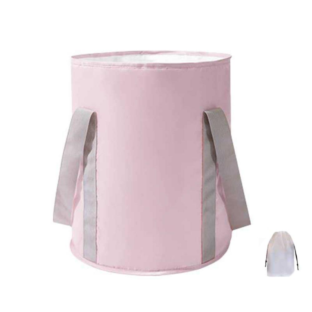 

Anti-Leak Collapsible Foot Bath Basin Portable Foot Bath Tub Bag Bathroom Accessories розовый