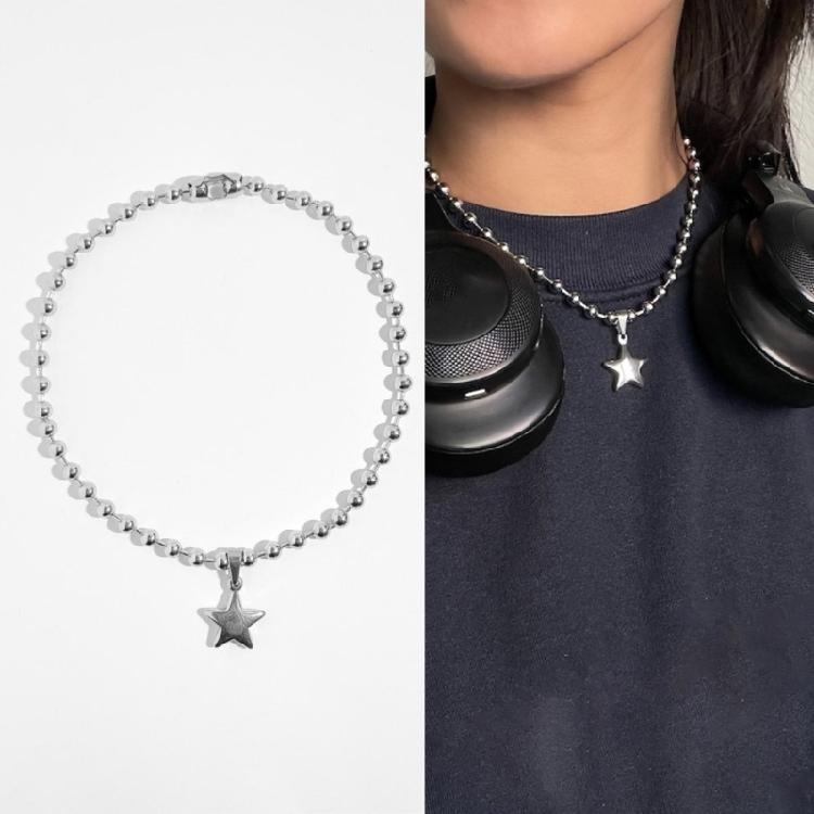 European American Fashion Five-pointed Star Pendant Hip-hop Novel Accessories