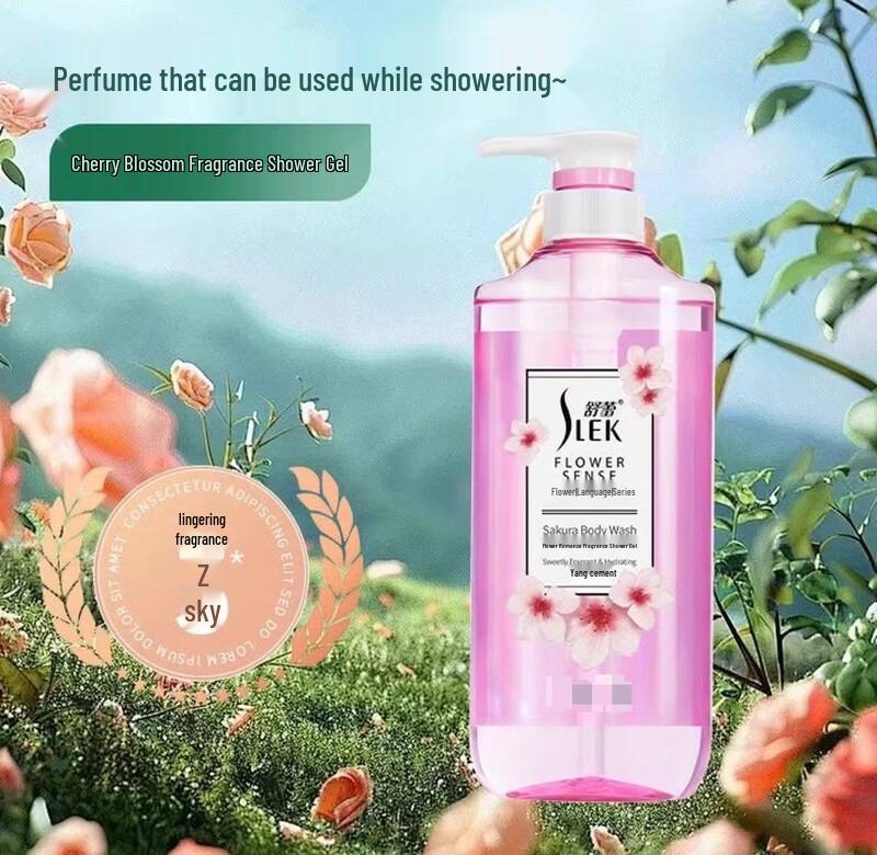 

Slek Cherry Blossom Romantic Scent Shower Gel 10-Pack