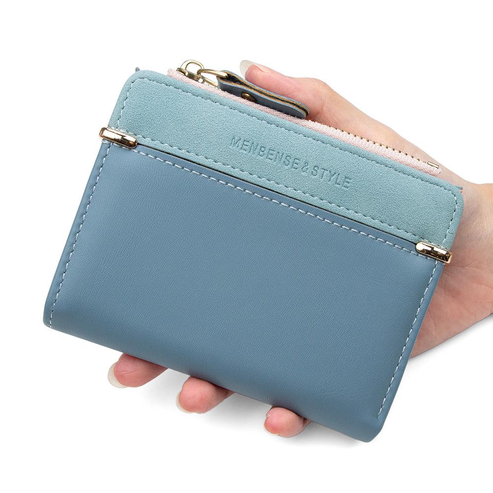 Korean Style Women's Zipper Wallet: Simple, Versatile, Short Coin Purse