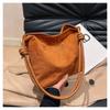 Succinct Suede Handbag Adjustable Straps Multicolor Crossbody Bag Rope Buckle Design Shoulder Bags for Work