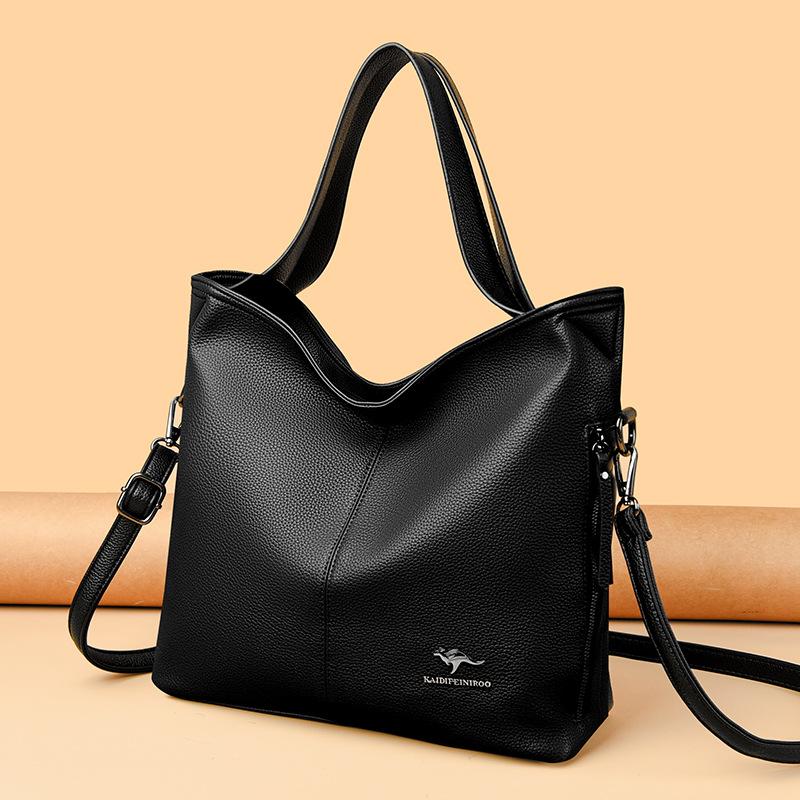 Väska Damväska Crossbodyväska Damaxelväska Dam Stor Kapacitet Hinkväska Medelålders Kvinnors Väska