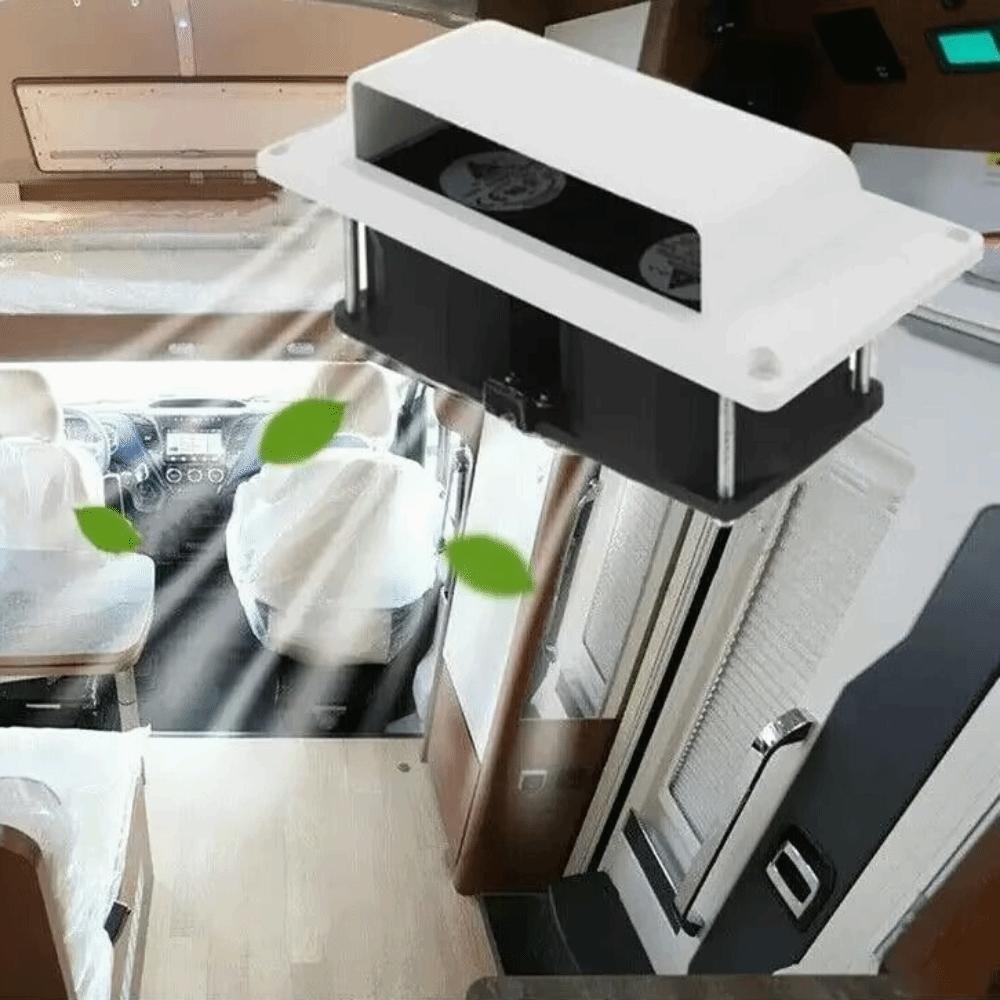 Durable Range Hood Exhaust Fan 12V Side Air Vent Car Accessories Quick Exhaust Fan  RV Ventilation