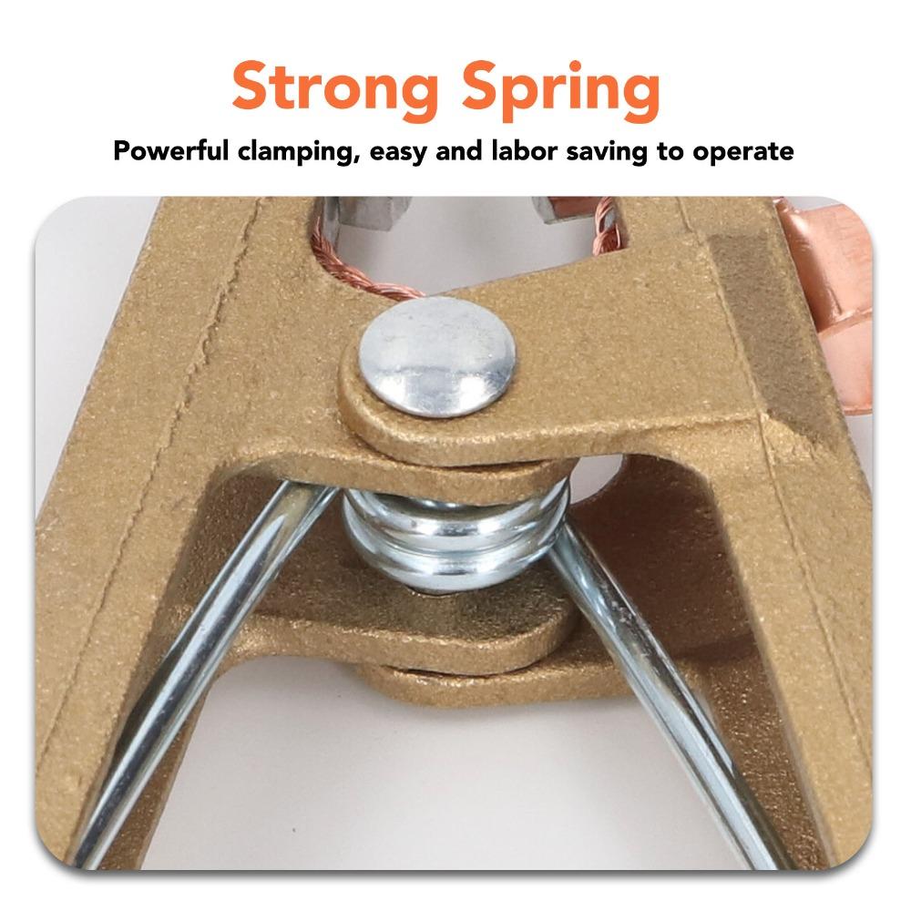 300A Grounding Clamp Strong Conductivity A Shape Ground Clamp Welding Earth Clamp  ARC Welding