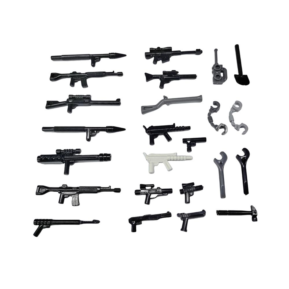 Militare WW2 Arma Pistole Soldato MOC 57899 58247 SWAT Città Playmobil Mini Action Figure Parti Esercito Blocchi da Costruzione Mattoncini Giocattoli