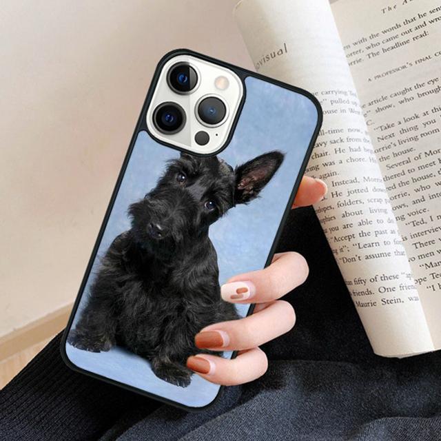 Black Scottish Terrier Dog Puppy Phone Case Cover For IPhone 18 17 Air 16 15 14 Plus for Apple 16 11 12 13 Pro Max