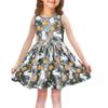 Children's Fashionable Comfortable Casual Sleeveless Easter Print Dress