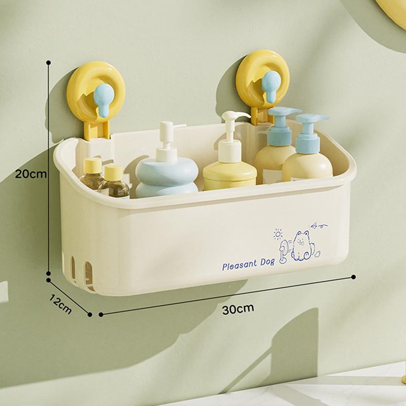 

Suction Cup Rack, Drill-Free Bathroom Suction Cup Storage Box, Suitable For Bathroom, Toilet, Hand Washing, Wash Basin, Bathroom