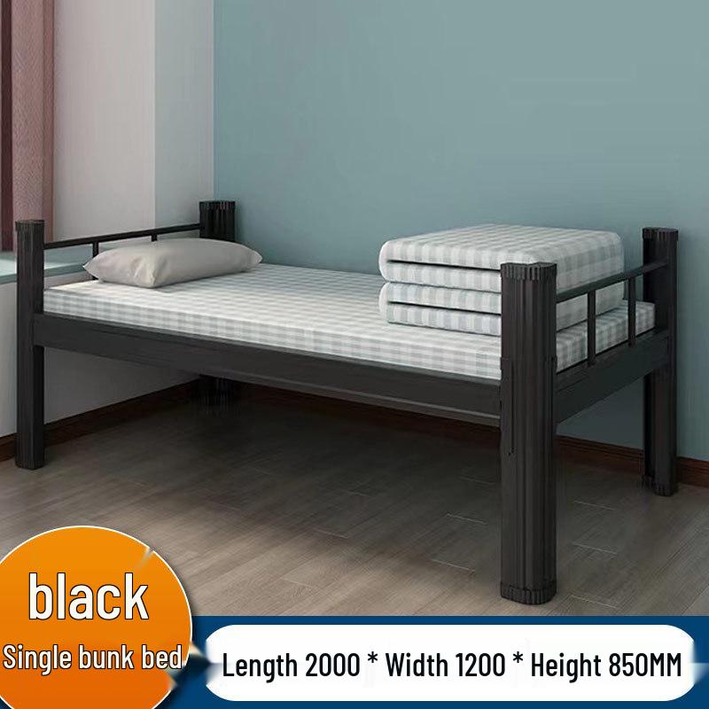 Double-Layer Steel Bunk Bed for Dorms, Apartments, and Worksites