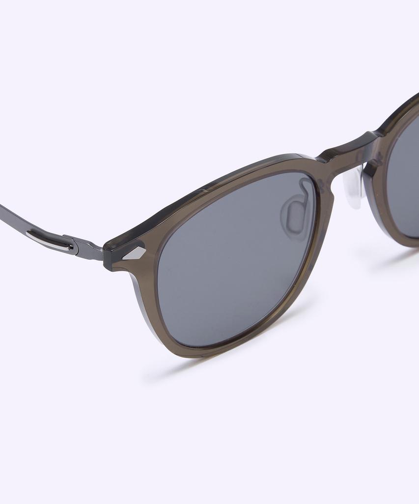 Alloaiweeo [The Air] Al3505 1310G Arnel Light Ultra-Light Sunglasses Khaki
