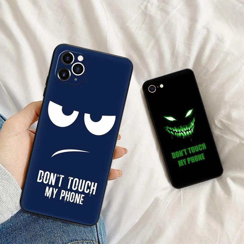 For Apple for IPhone13 Pro Mobile Phone Case Cartoon Personality Smiling Face 16promax Straight Edge 15/14/12