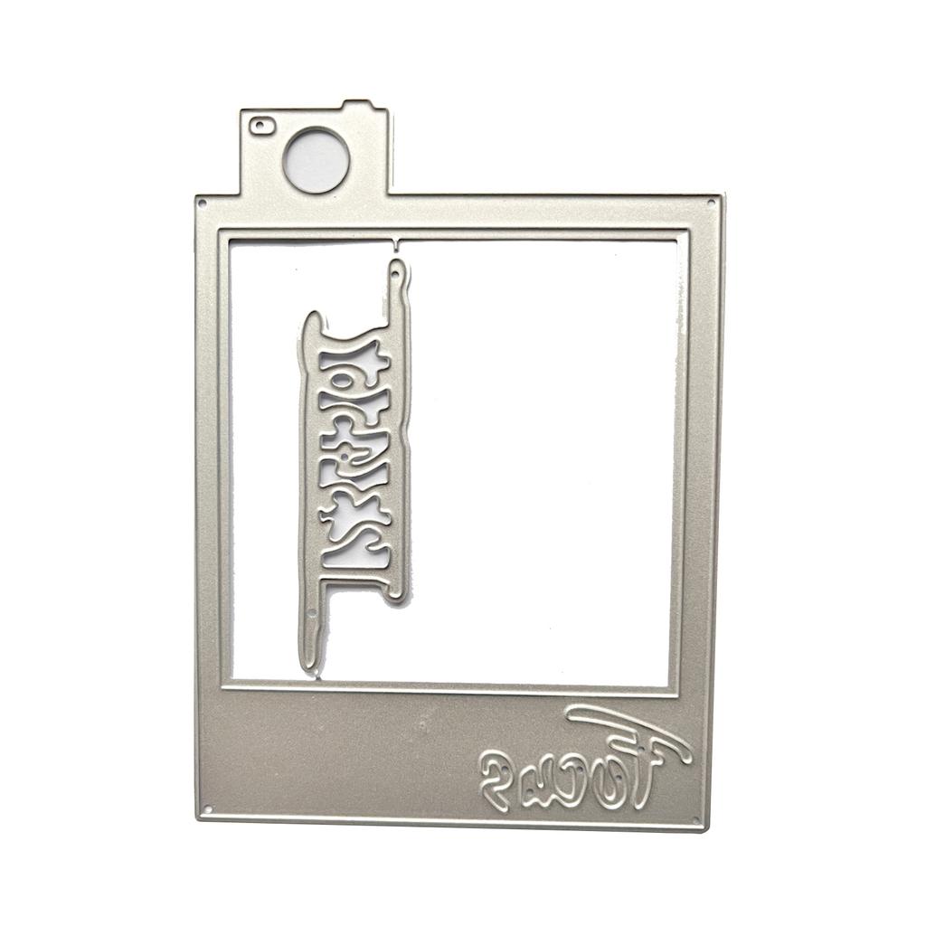 Kameraramme Metallskjærematriser DIY Craft Carbon Steel Preging Mal Stencil Scrapbooking for Card Die Cuts Mold