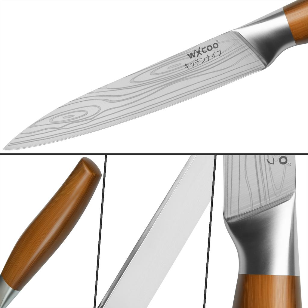 Japanese Style Kitchen Knife Stainless Steel Kitchen Fruit Paring Knife Perfect for Househould Fruit Peeler Cutter Slicer Knife