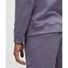 Lululemon Textured Double Knit Cotton Hoodie Heathered Grape Mist Black