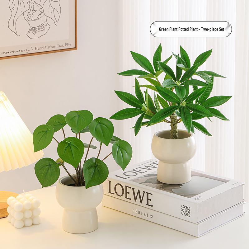 Artificial Bionic Potted Plant for Living Room Table or TV Cabinet