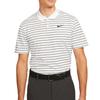 Nike Koszulka polo Dri-FIT Victory Fashion Classic Przyjazna dla skóry w paski Szybkoschnąca Męska Koszulki polo Biała DH0830-100