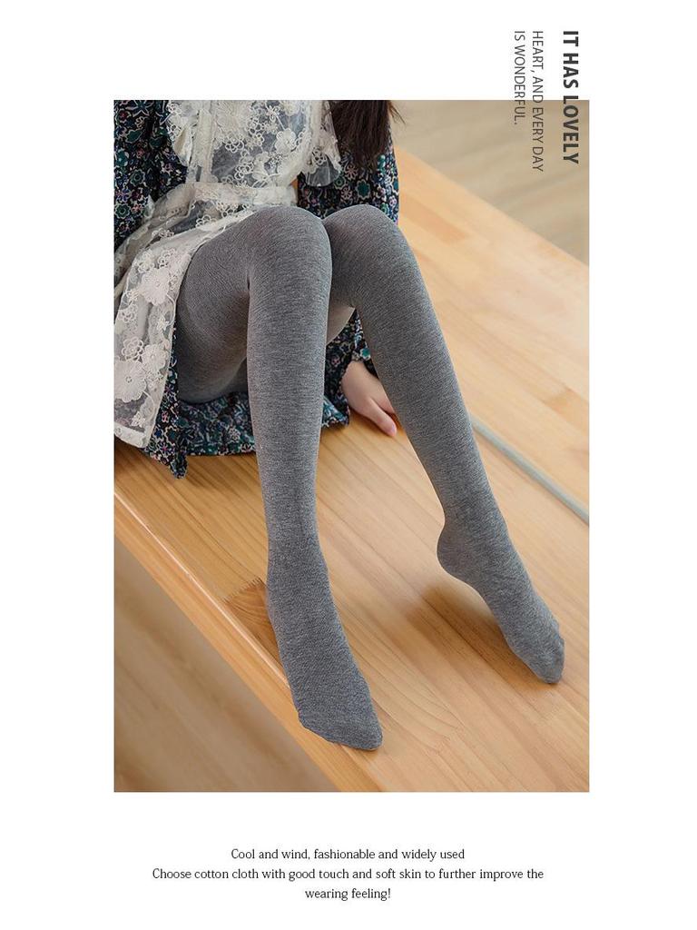 Children's Cotton Dance Pantyhose - Anti-Pilling, High Elasticity, Skin-Friendly for Spring and Autumn