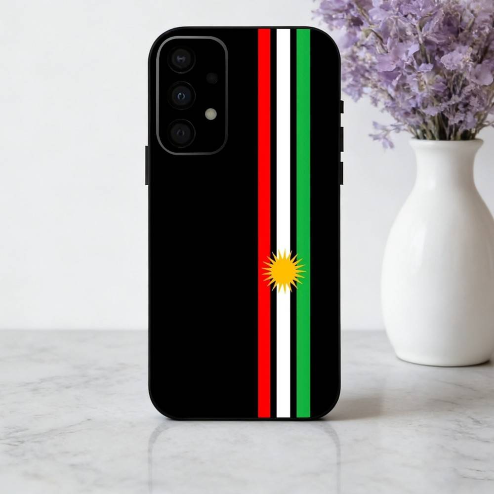

K-Kurdistan-N F-Flag-G Phone Case For Samsung Galaxy A73,A72,A71,A70,A53,A52,A51,Soft Silicone Black Cover Samsung a11
