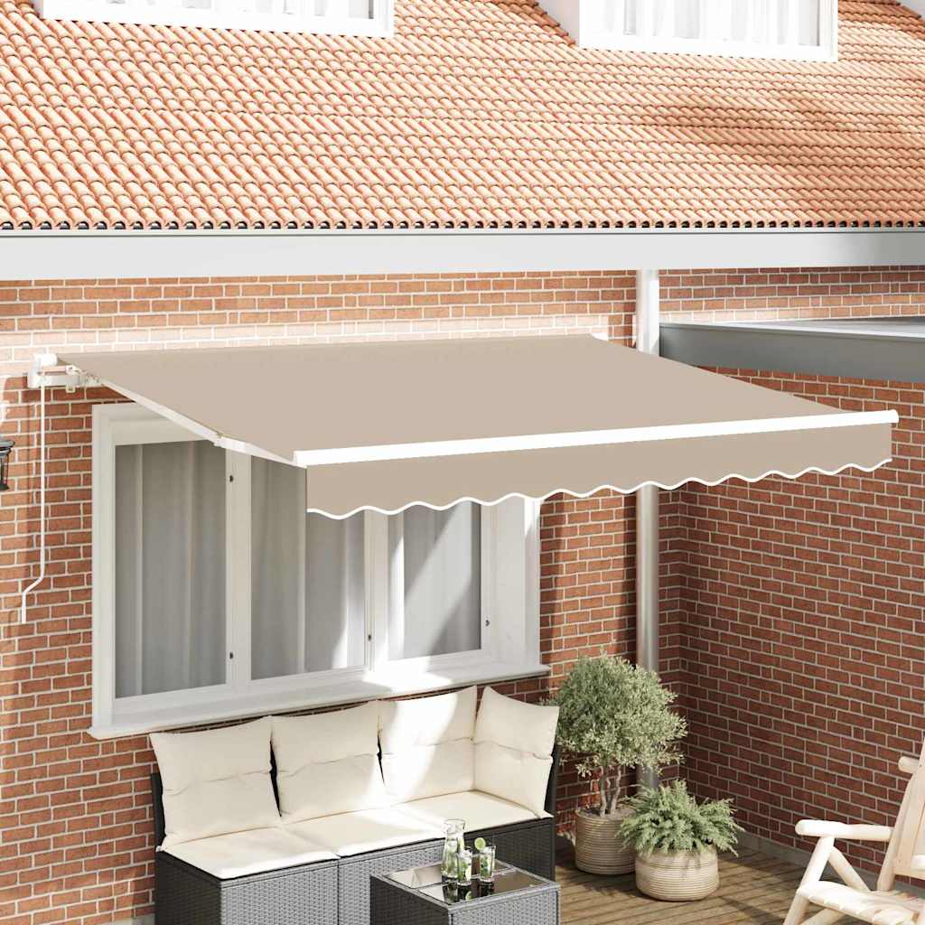 Replacement Canopy Fabric Beige 3 X 2.5 M Polyester