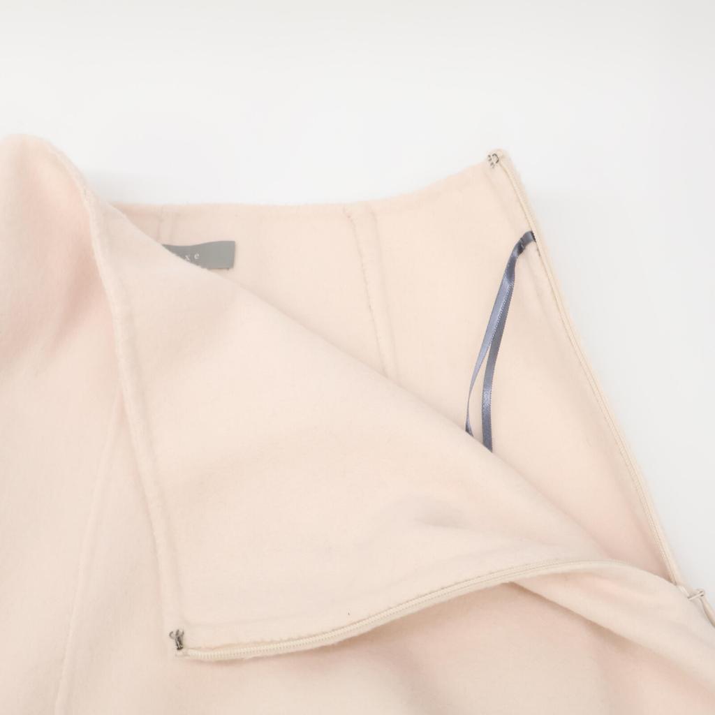 Theory Luxe Pink KLIRA LIGHT RIVER Cashmere-blend Wool Skirt Skirt O38 pinkUsed