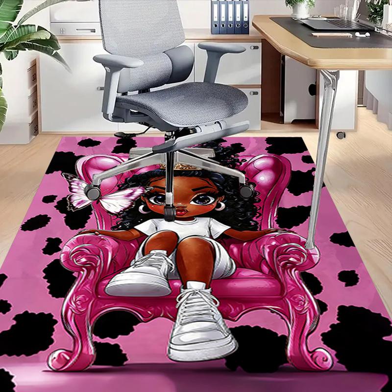 1 Stück Kuhmuster Schmetterling Extra Groß Rutschfeste Bodenteppich, Büro, Familie, Schlafzimmer, Studio Großer Teppich Innen Teppiche