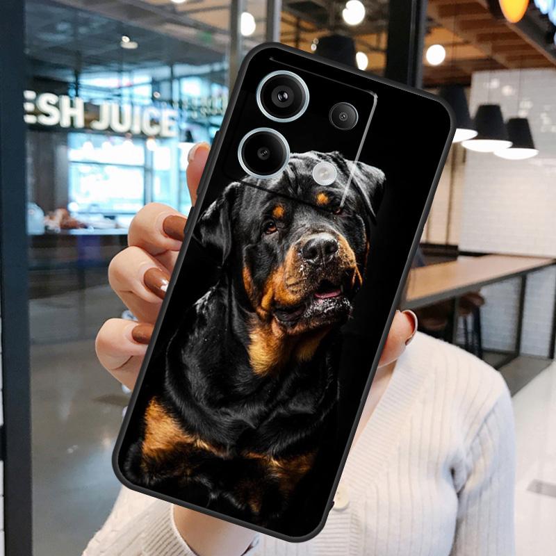 Rottweiler Dog Case For Xiaomi Redmi Note 15 Pro Plus 10 11 12 13 14 Pro Redmi 15 15C 10C 12C 13C 14C Cover