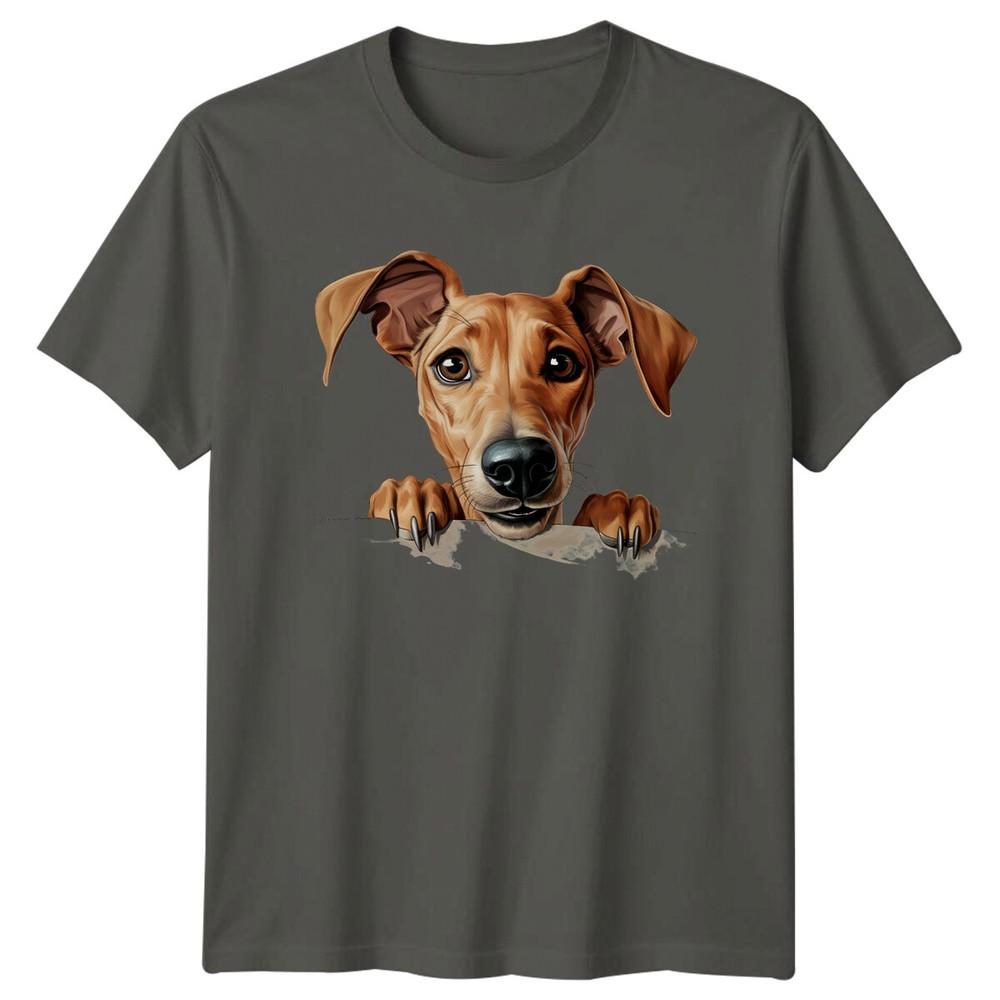 Cute Dog PeekABoo TShirt Animal Lover Tee Pet Dog TShirt