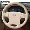 Doe-het-zelf Beige Lederen Autostuurhoes Voor Volvo S80 XC70 V70 2006-2010