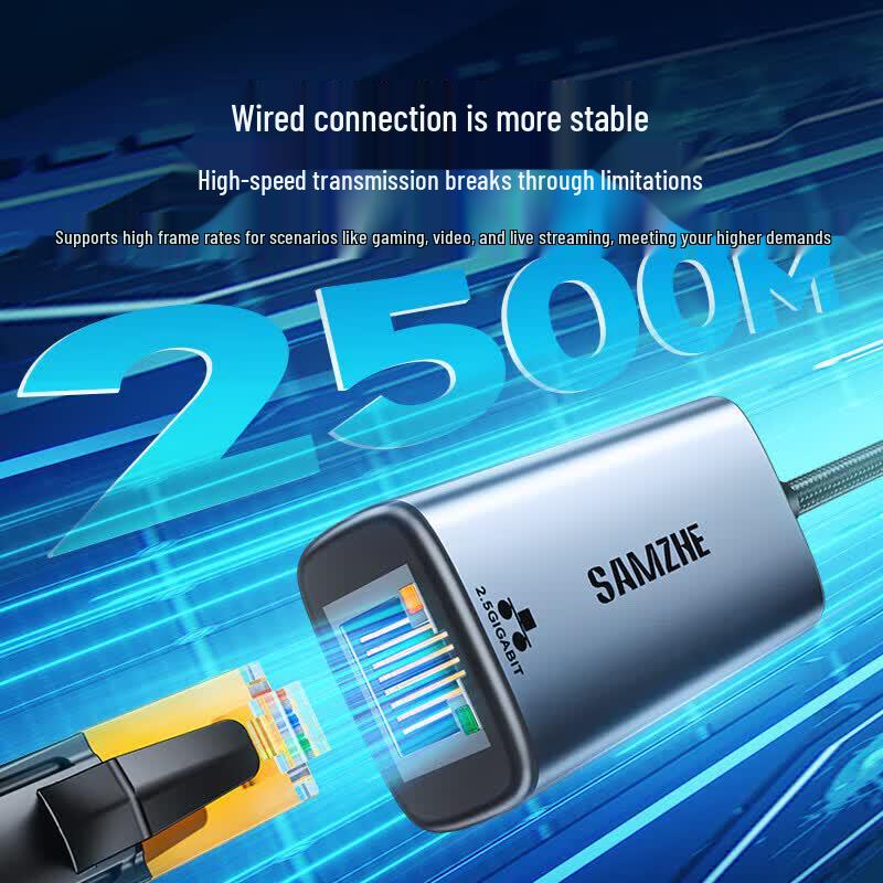 SAMZHE UG25 2.5G USB to Ethernet Adapter