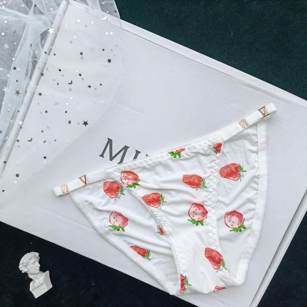 

Европейско-американские стринги с V-образным кольцом с леопардовым принтом - Гладкая ткань ледяной шелк, Сексуальные и спортивные женские трусики Large