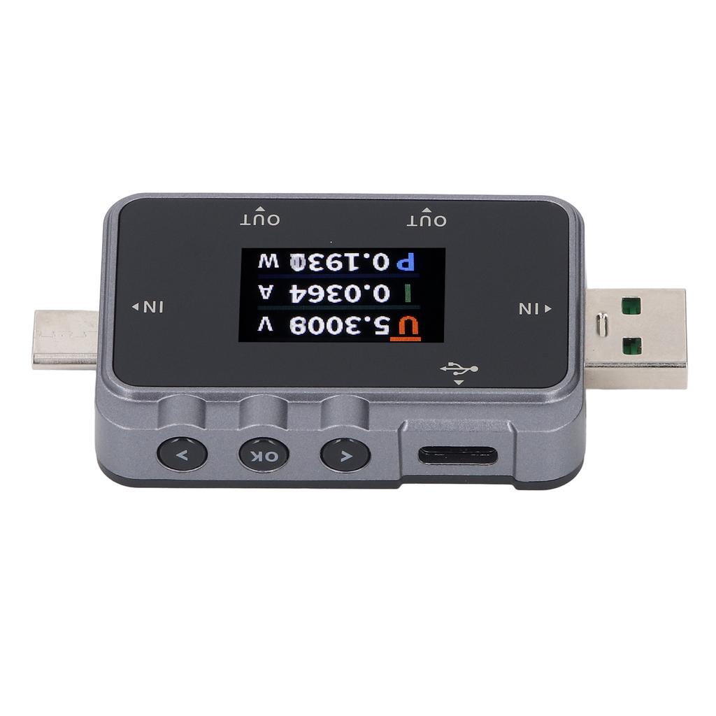 USB Tester 5 Set Data Storage Dynamic Monitoring USB A Type C Voltage Current Power Multimeter 4-24V